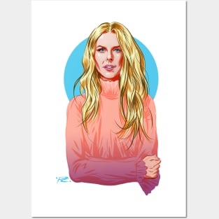 Nicole Kidman - An illustration by Paul Cemmick Posters and Art